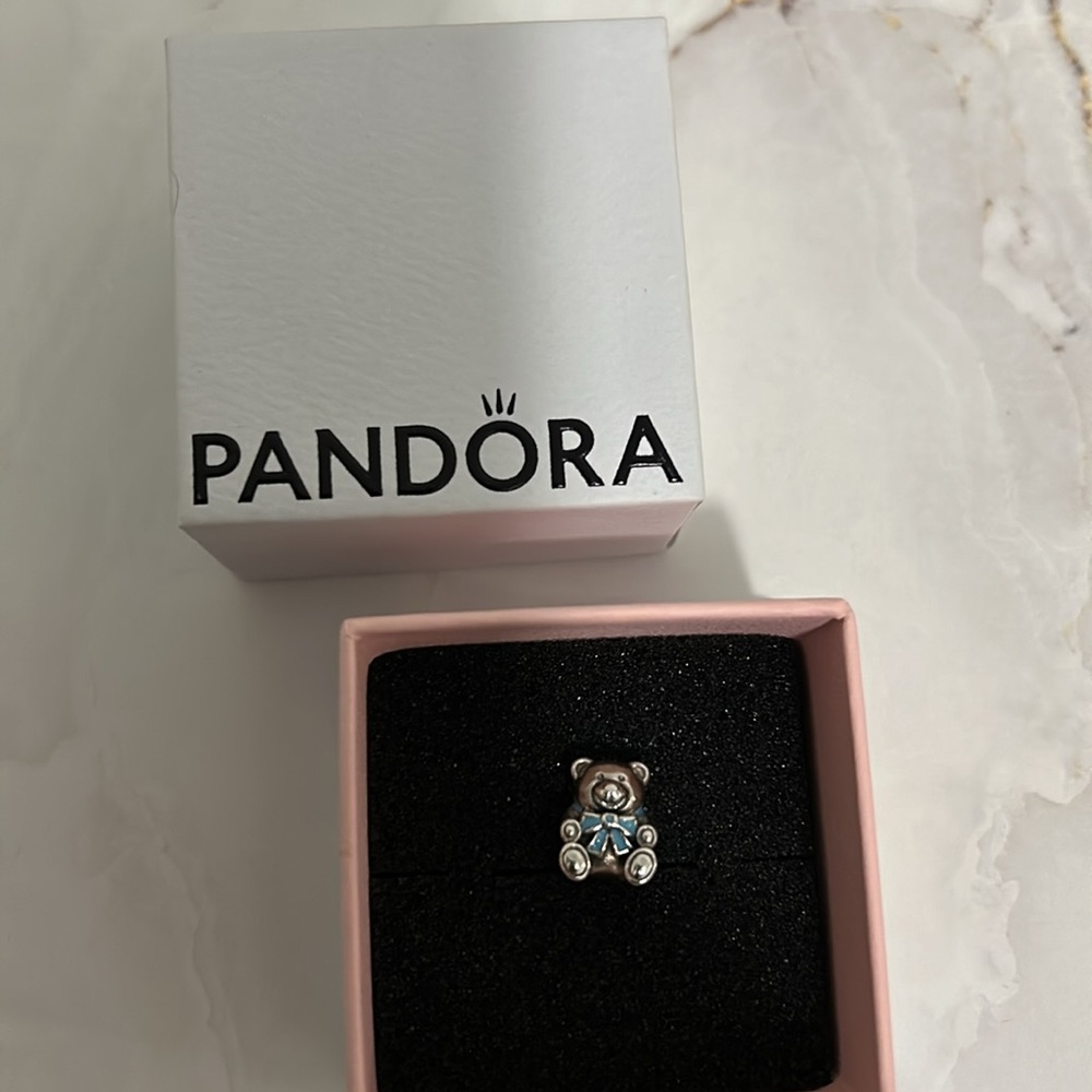 Pandora “It’s a Boy” Teddy Charm